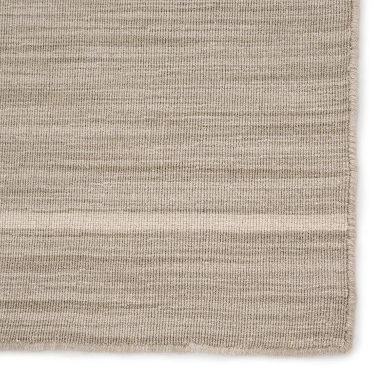 Corto Striped Handmade Flatweave Wool Area Rug-8'x10' thumbnail 4