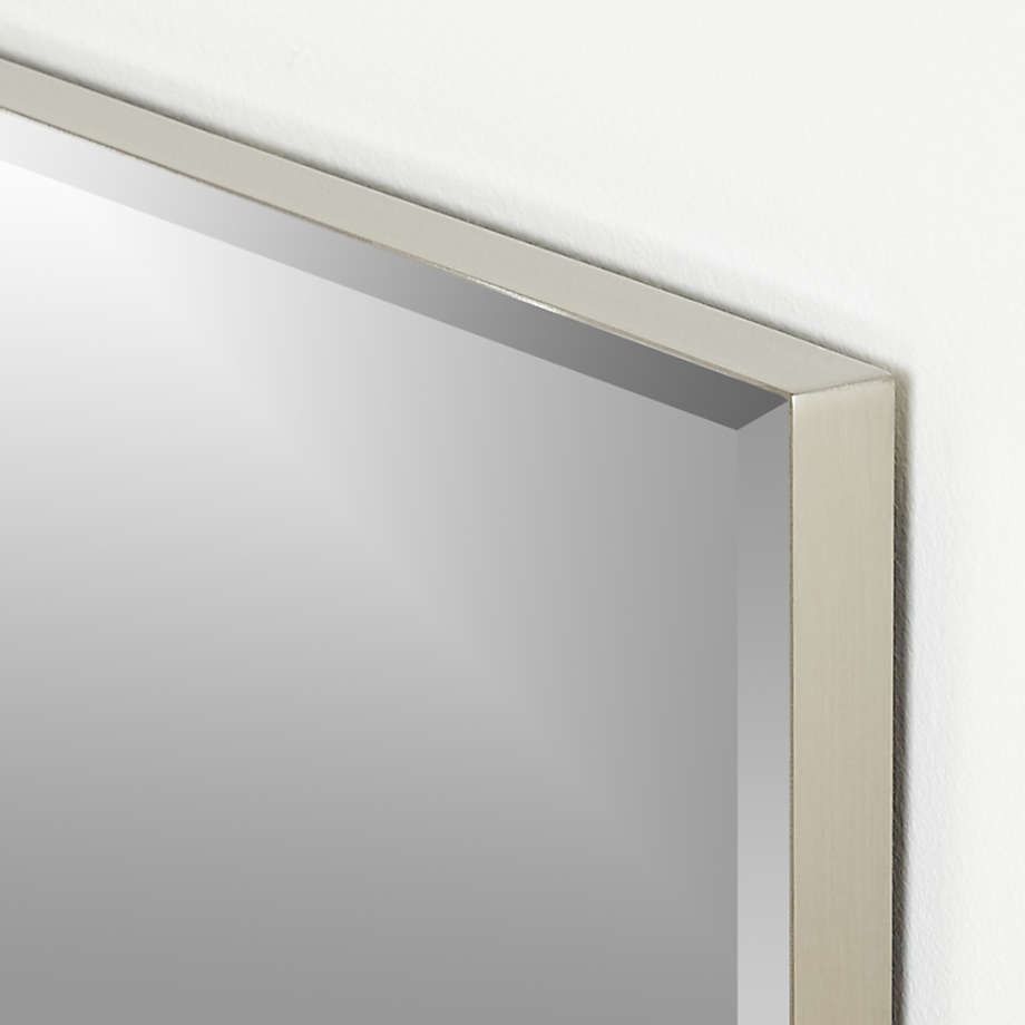 Edge Silver Rectangle Mirror thumbnail 3