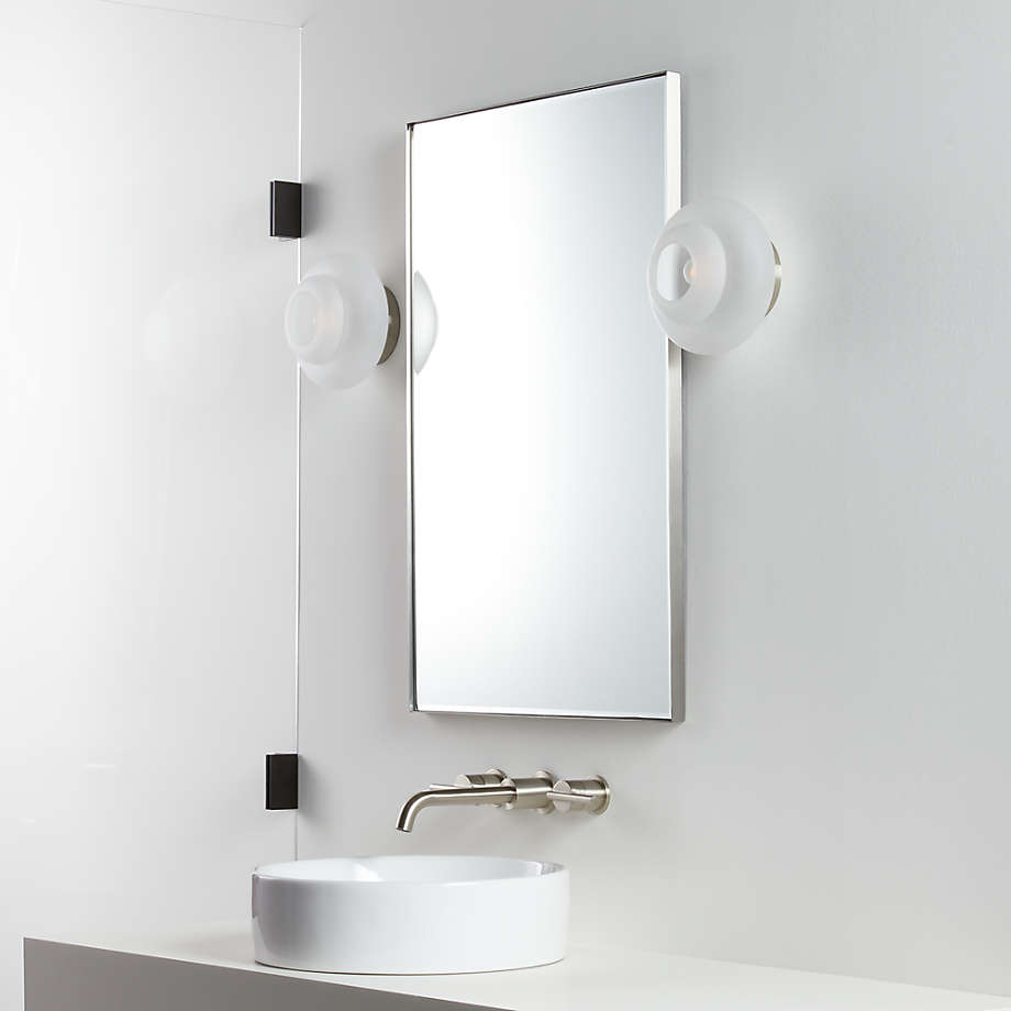 Edge Silver Rectangle Mirror thumbnail 2