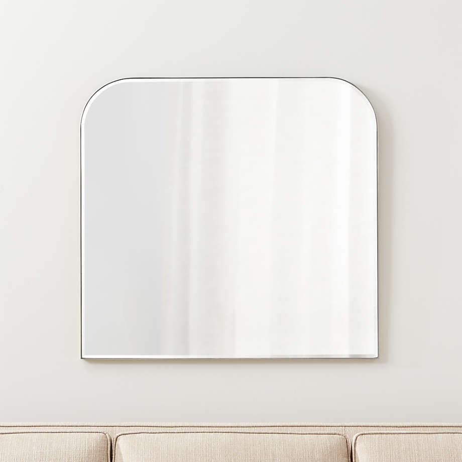 Edge Silver Arch Wall Mirror thumbnail 2