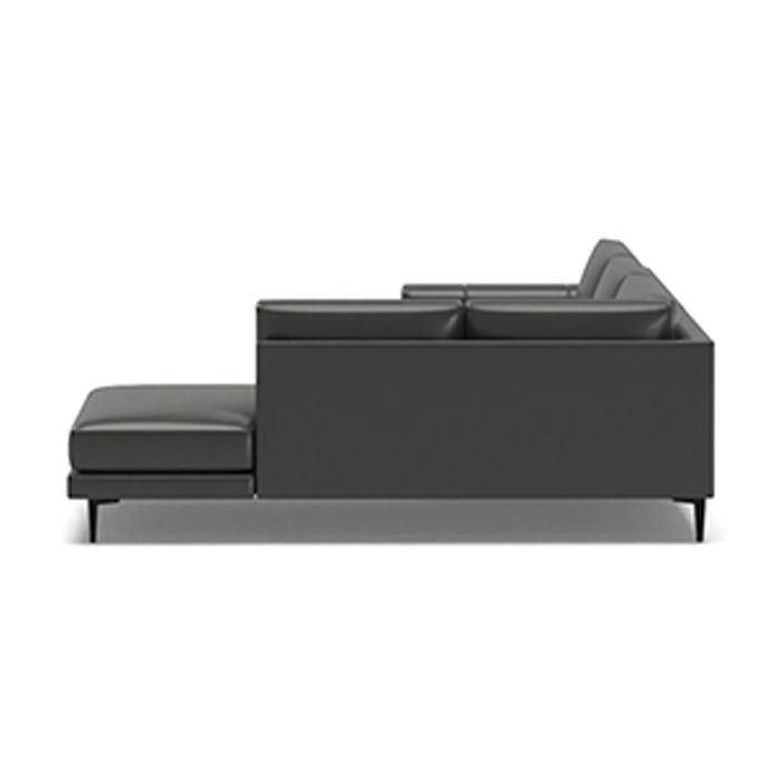 Harper Leather 2-Piece Terminal Chaise Sectional thumbnail 3