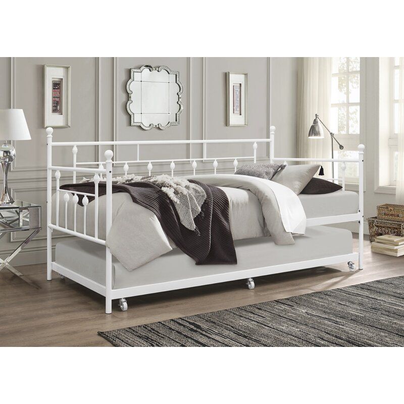 Alayna Iron Daybed with Trundle Twin thumbnail 2