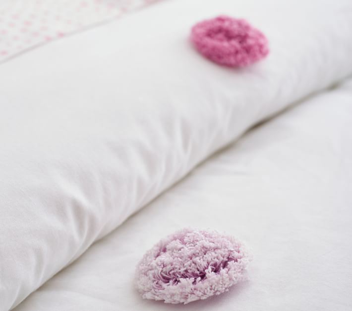 Zoey Pom-Pom Duvet Cover And Shams Twin thumbnail 4