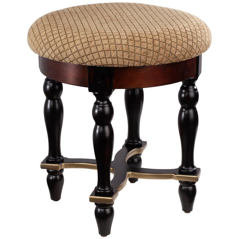 Grand 16'' Tall Solid Wood Accent Stool thumbnail 3