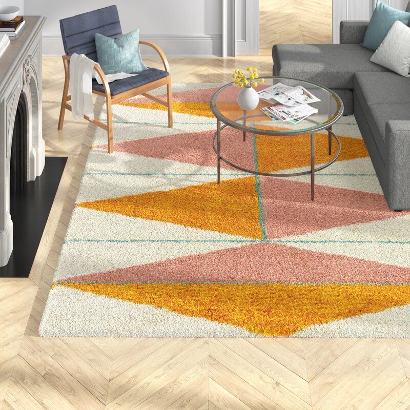 Bonifay Geometric Off White Area Rug-7'10"x10' thumbnail 3