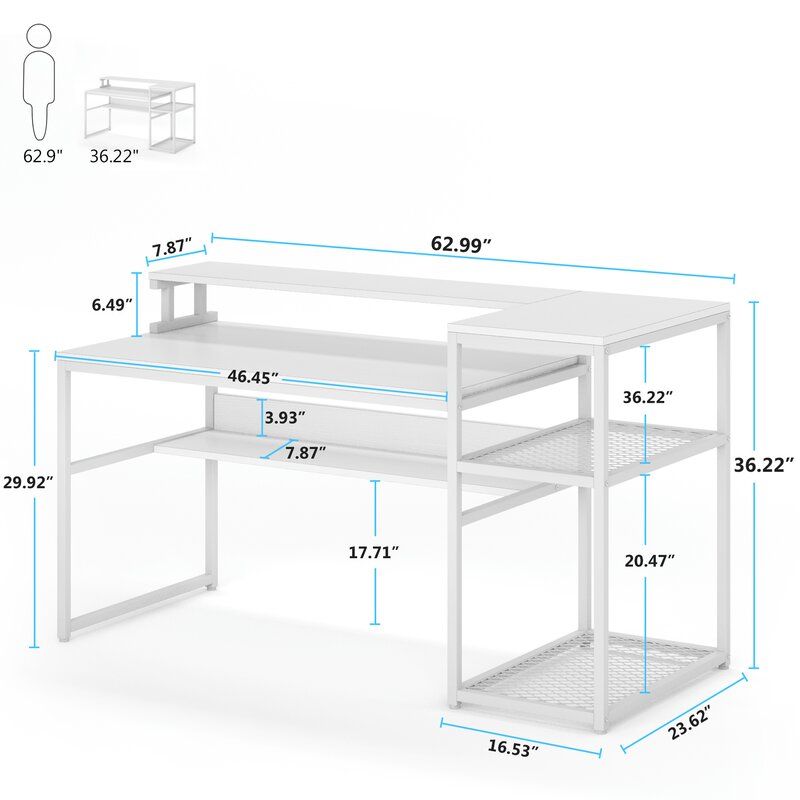 Desk with Hutch thumbnail 7