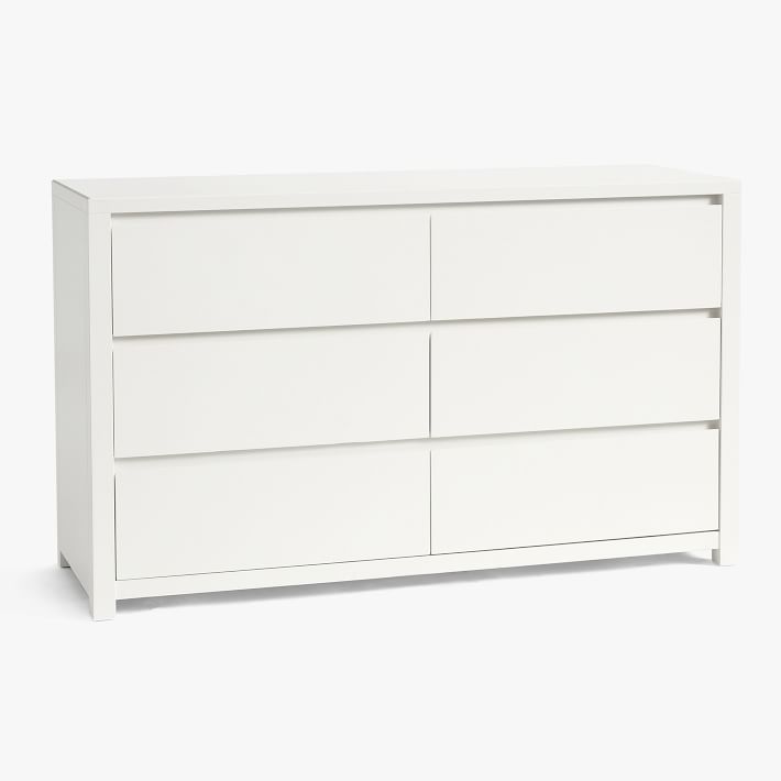 Costa 6-Drawer Wide Dresser (56w x 19d") thumbnail 2
