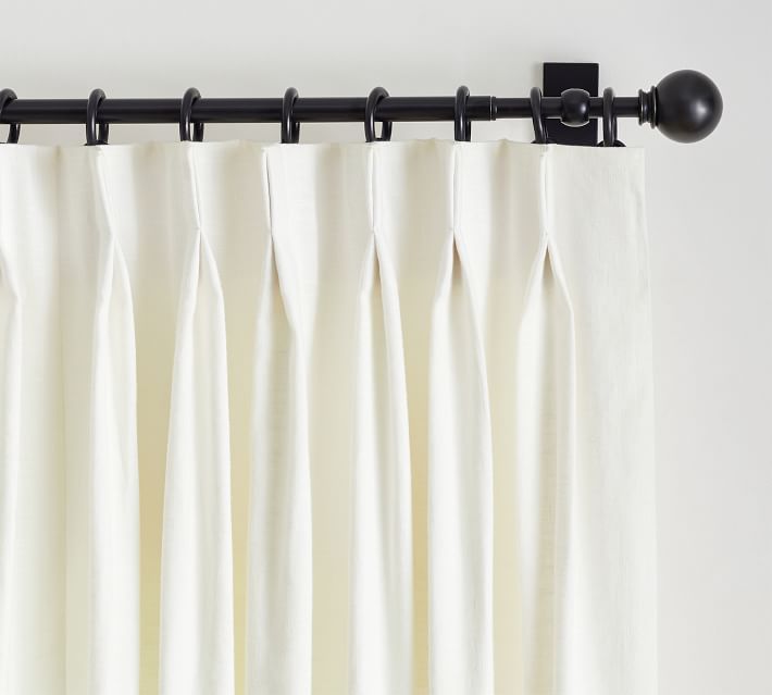 Emery Linen Pinch Pleat Curtain 96" thumbnail 2