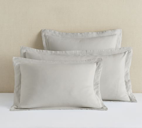 Belgian Flax Linen Sham 26"x20" No insert thumbnail 2