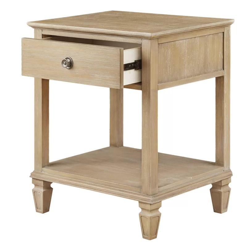 Victoria Solid Wood Nightstand thumbnail 2