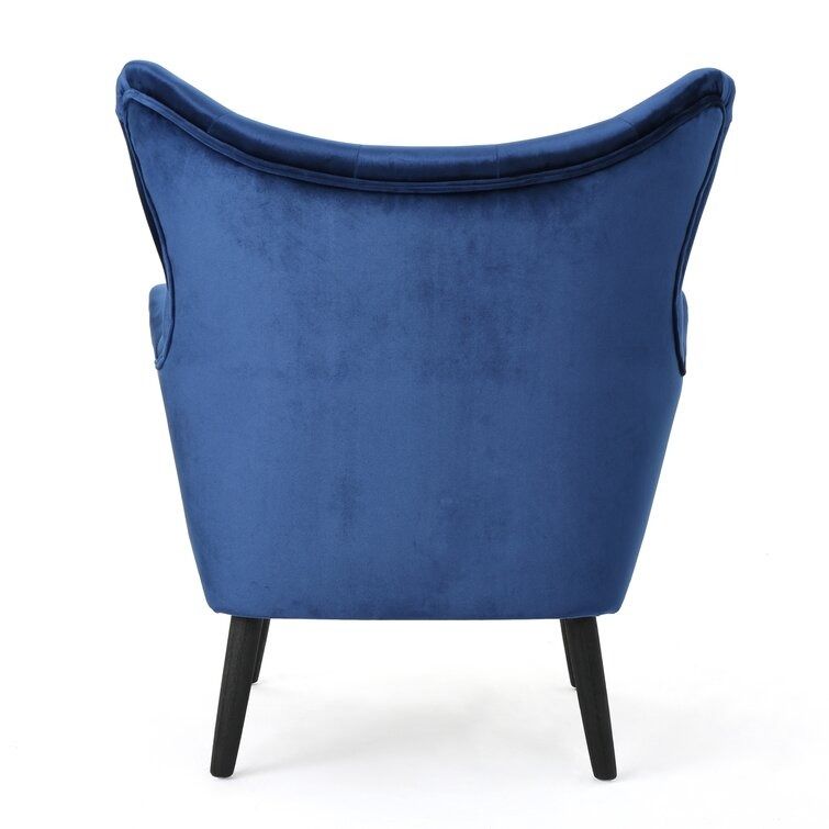 Bouck Tufted Velvet Wingback Chair thumbnail 3