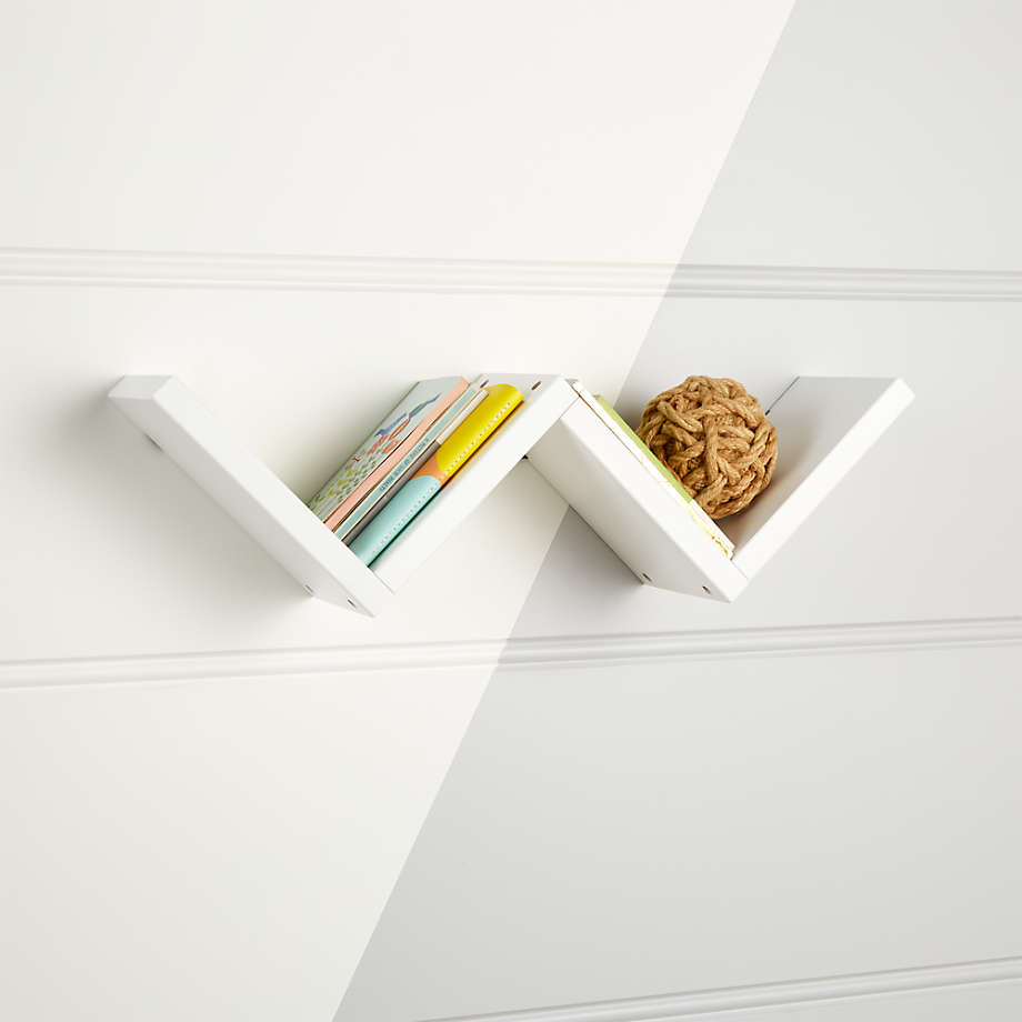 Origami White Wall Shelf thumbnail 4
