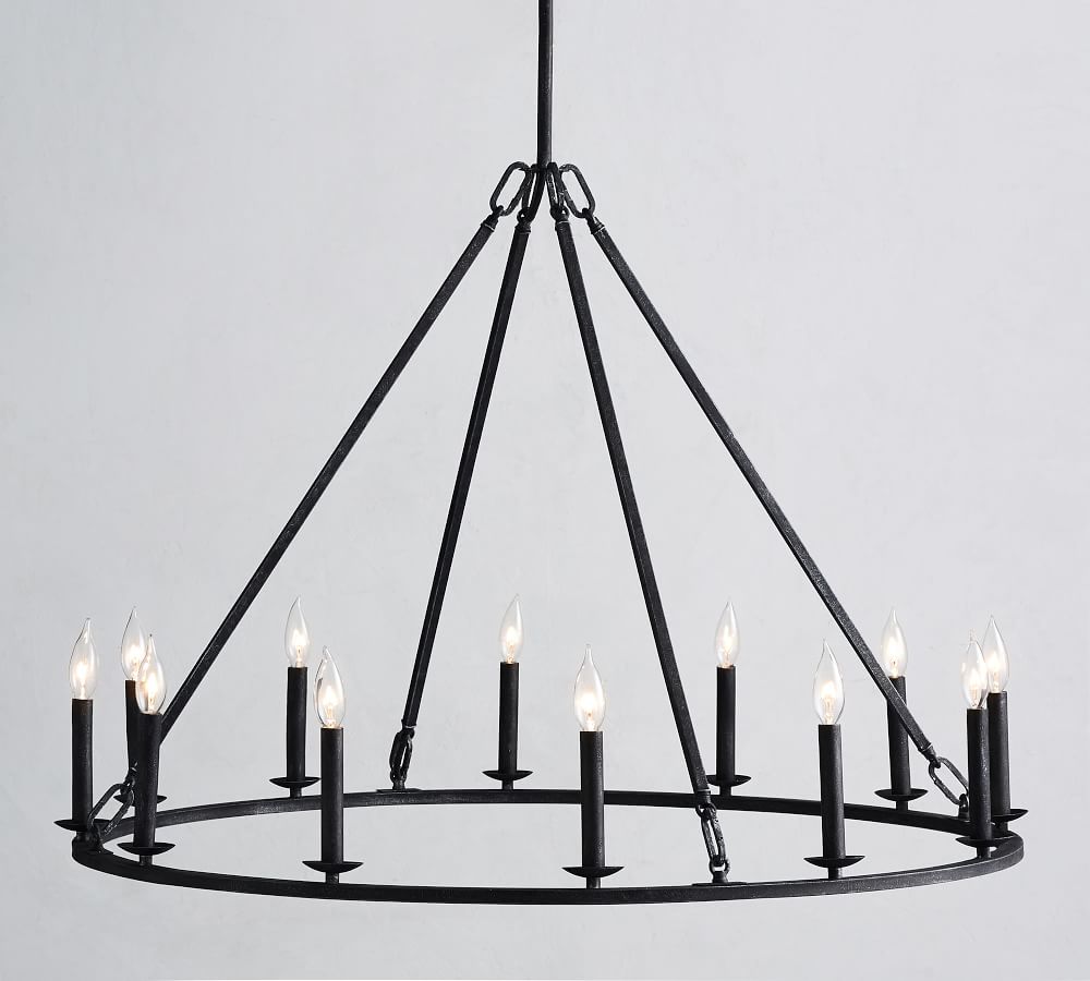Remington Iron Round Chandelier (42"-60") thumbnail 2