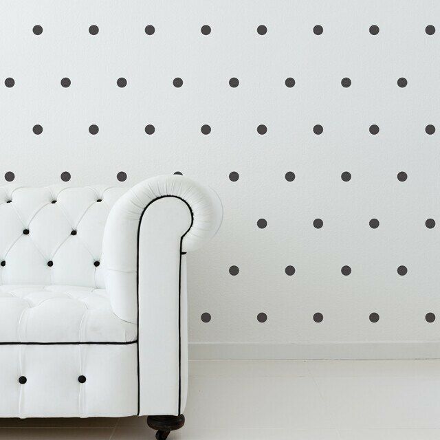 Small Polka Dots Wall Decal Set of 80 thumbnail 2
