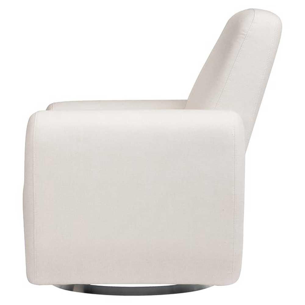 Babyletto Tuba Modern Classic Cream Eco Performance Extra Wide Swivel Glider thumbnail 2