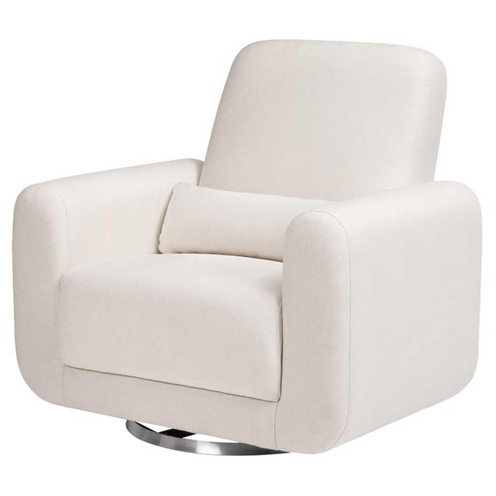 Babyletto Tuba Modern Classic Cream Eco Performance Extra Wide Swivel Glider thumbnail 3