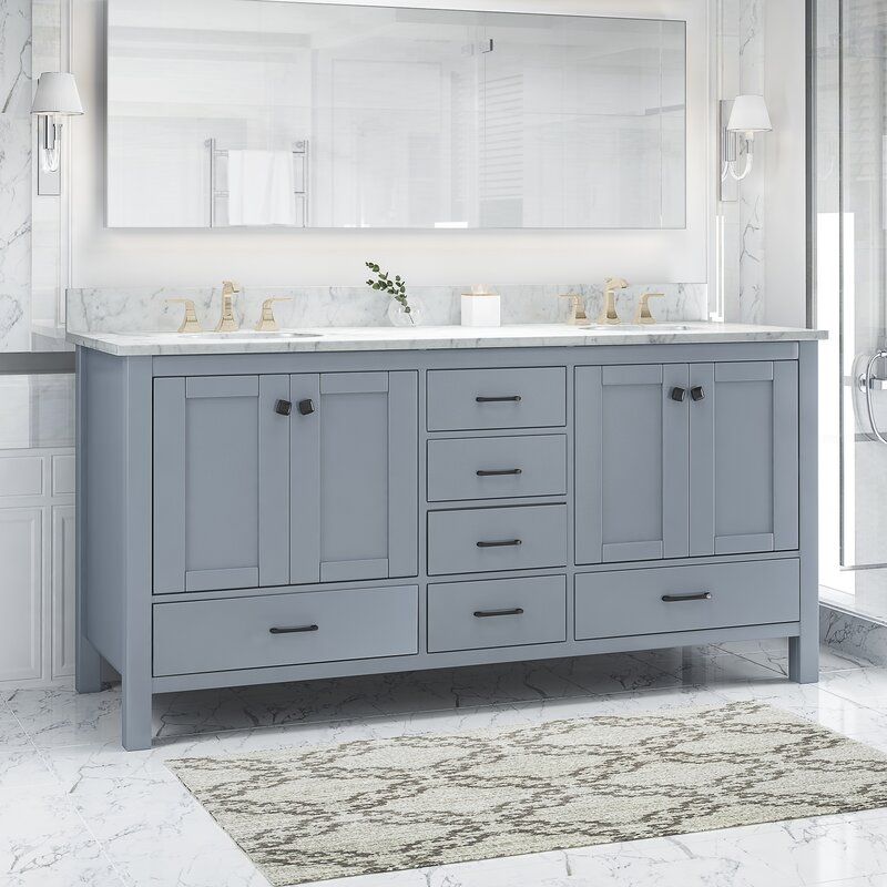 Caryl Double Bathroom Vanity Set thumbnail 4