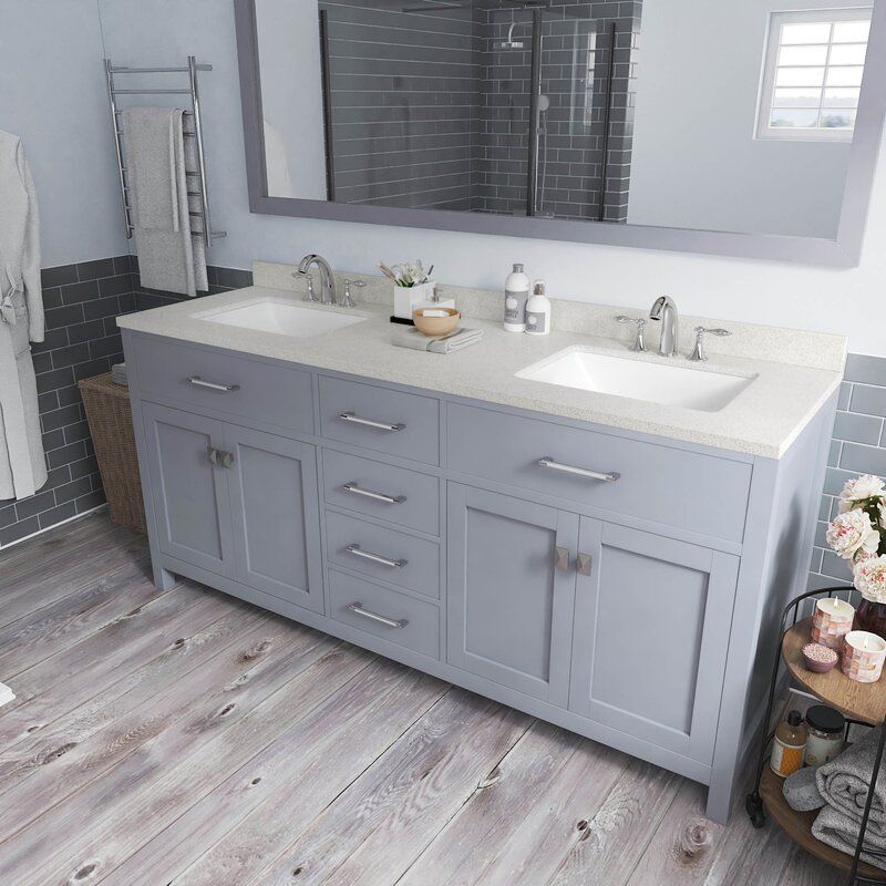 Dragan Double Bathroom Vanity Set thumbnail 2