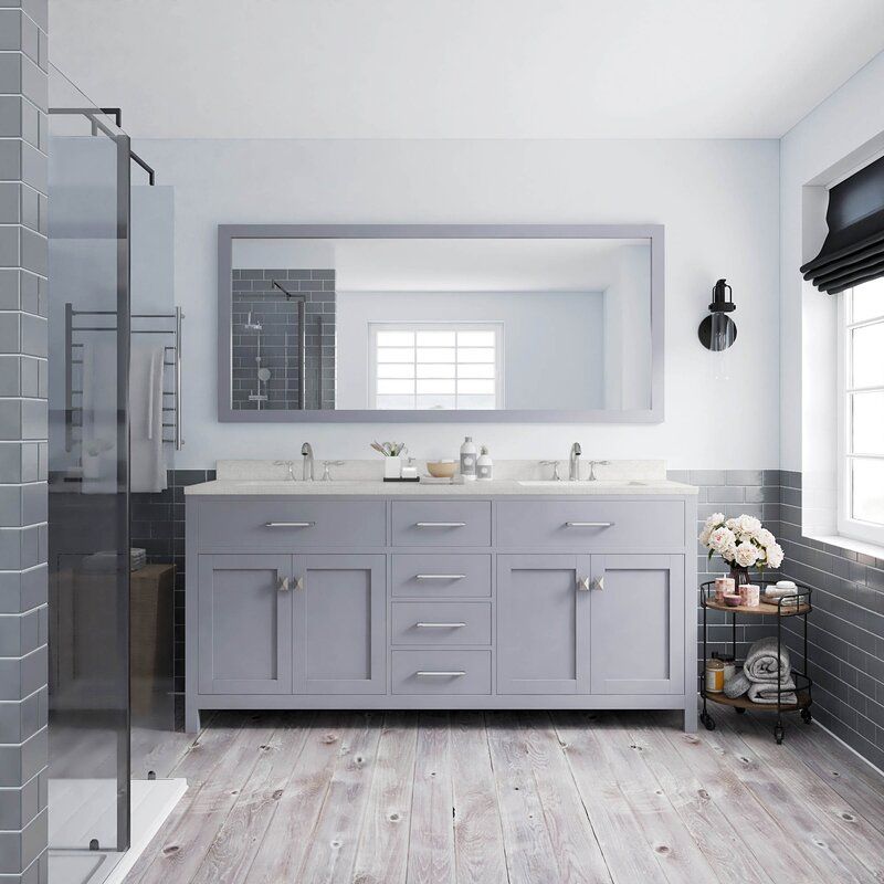 Dragan Double Bathroom Vanity Set thumbnail 3