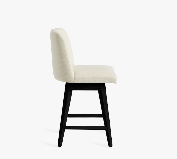 Layton Upholstered Swivel Stool thumbnail 3