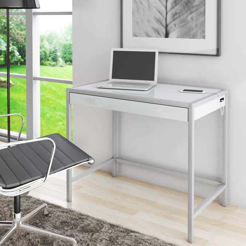 Ellett Glass Desk thumbnail 3