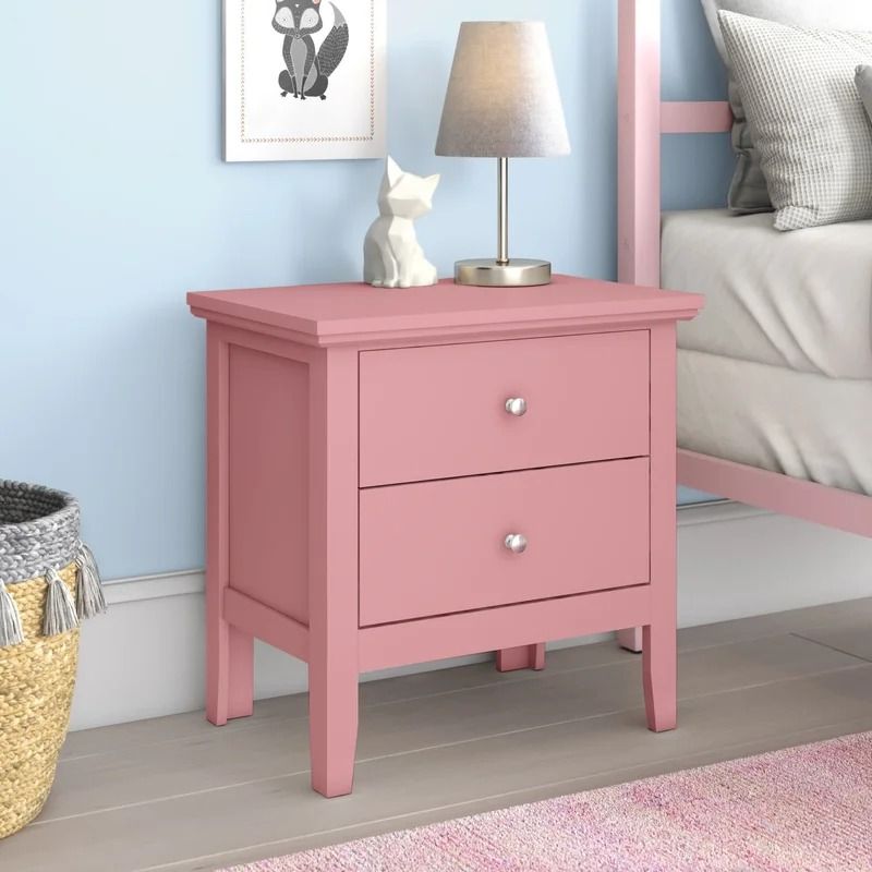 Adames Tall 2 Drawer Nightstand thumbnail 2