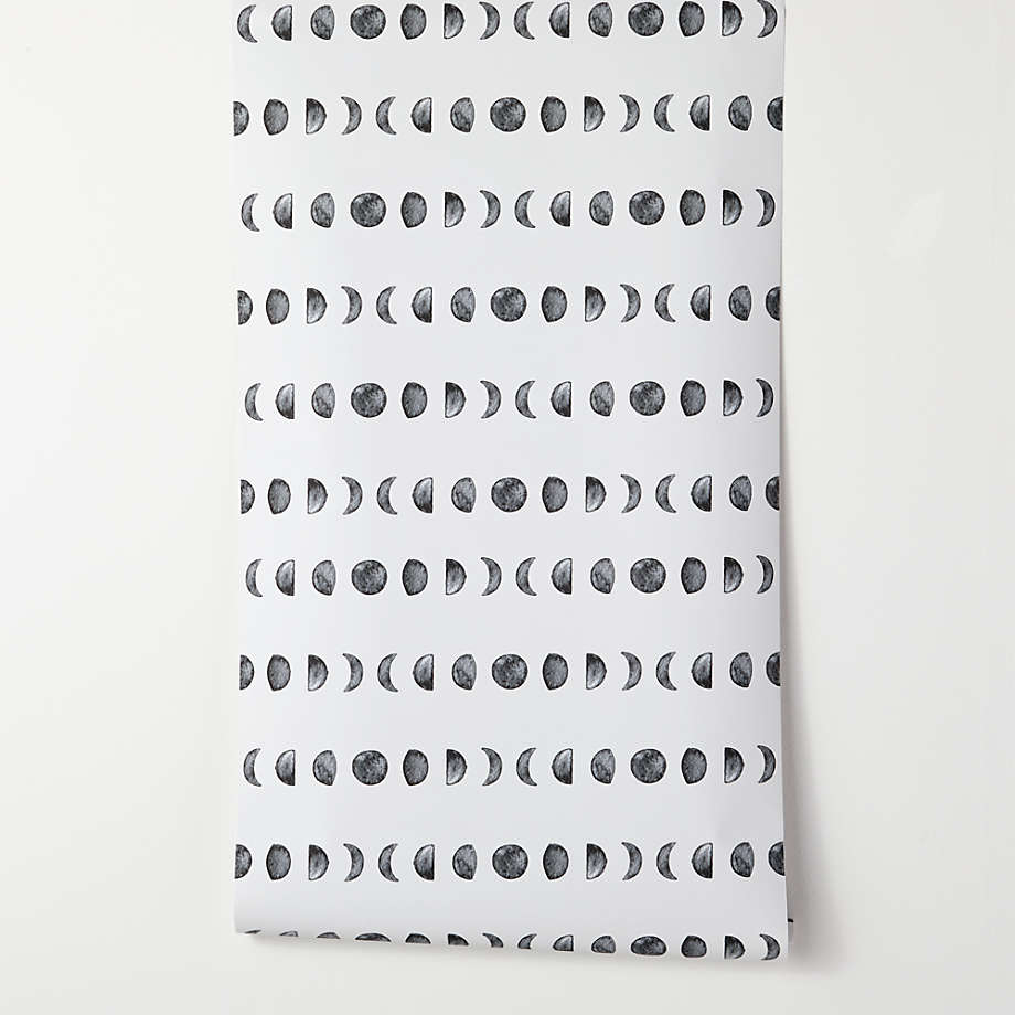Chasing Paper Black and White New Moon Removable Wallpaper-2'x12' thumbnail 7
