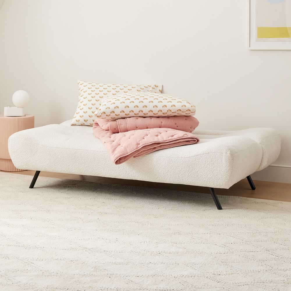 Finn Futon Sofa Performance Velvet Mauve We Kids thumbnail 3