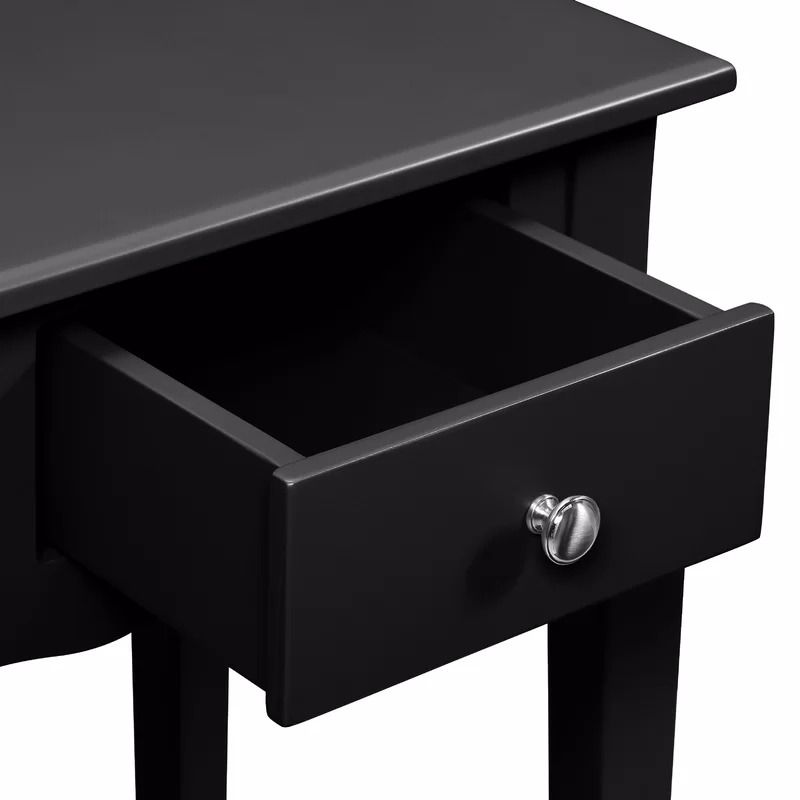 Black Olmead Tall End Table with Storage thumbnail 3