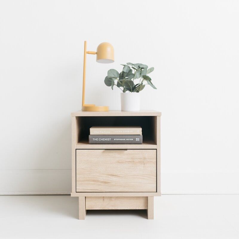 Altie Drawer Nightstand in Brown thumbnail 2