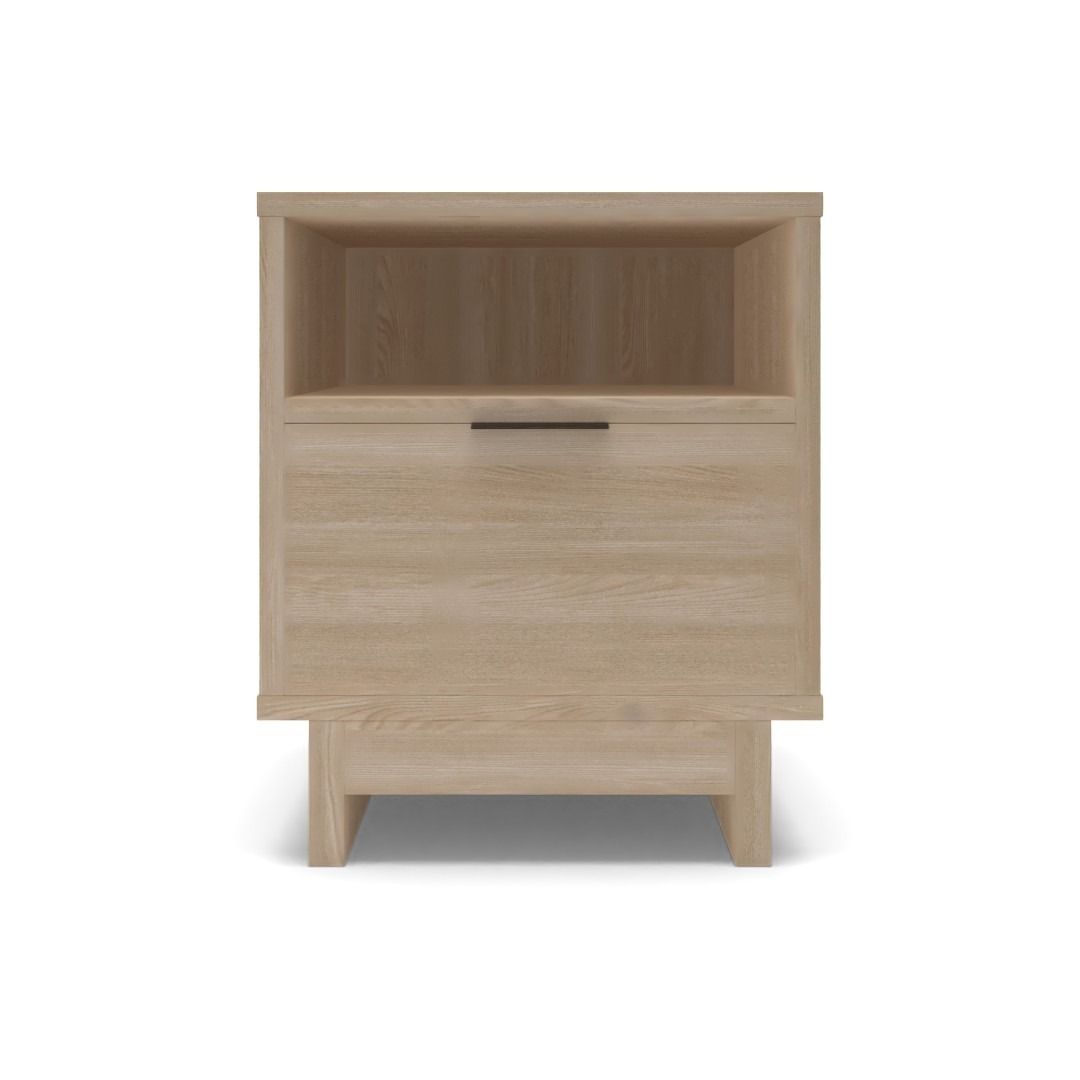 Altie Drawer Nightstand in Brown thumbnail 3