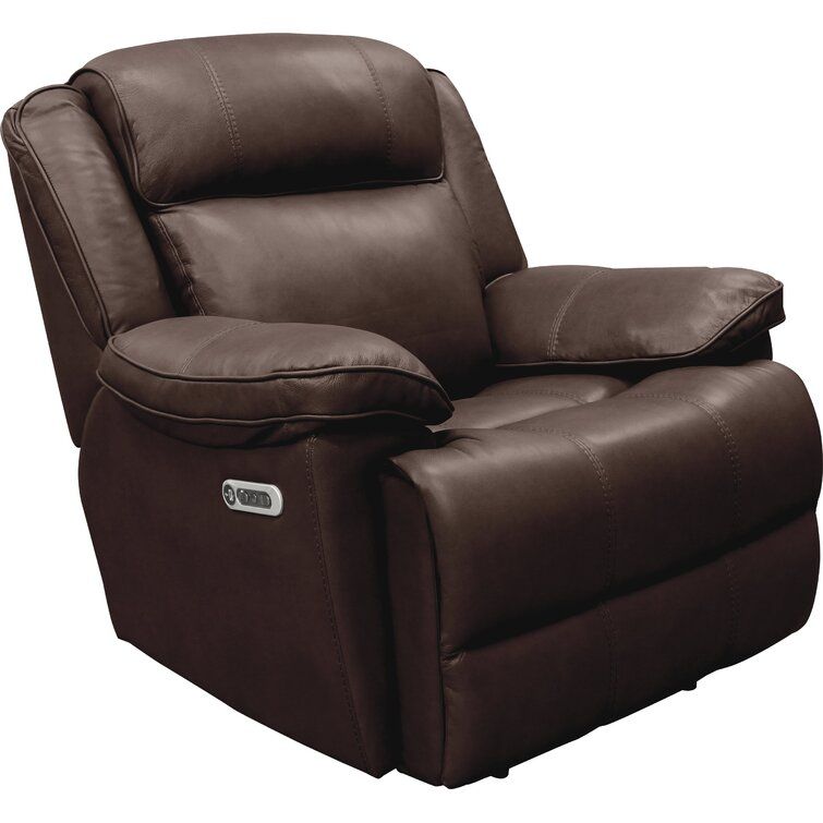 Engler Genuine Leather Power Glider Standard Recliner thumbnail 2