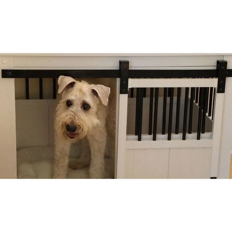 Sliding Barn Door Pet Crate thumbnail 7