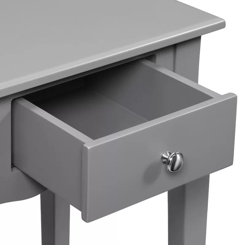Gray Olmead Tall End Table with Storage thumbnail 5