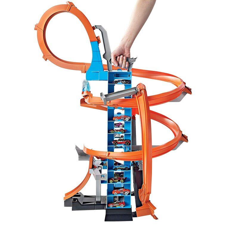 Hot Wheels Action Sky Crash Tower Track Set thumbnail 2