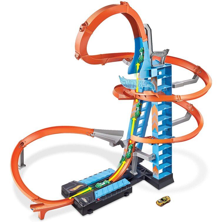 Hot Wheels Action Sky Crash Tower Track Set thumbnail 3