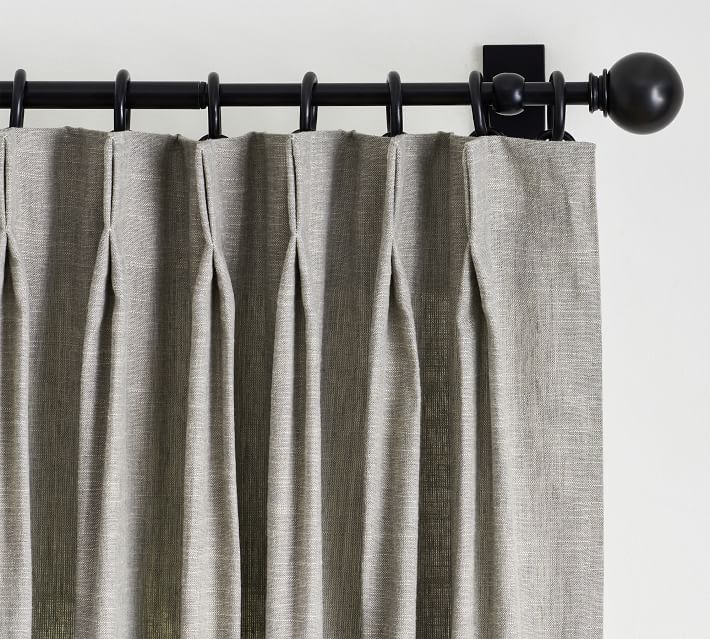 Emery Linen Pinch Pleat Curtain 124" thumbnail 2