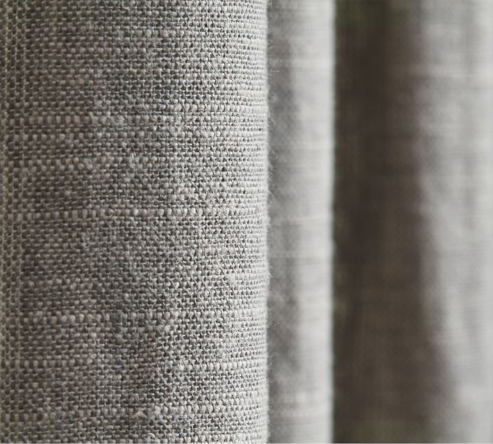 Emery Linen Pinch Pleat Curtain 124" thumbnail 3