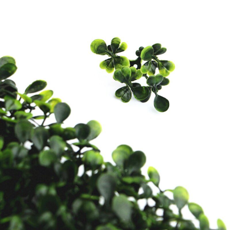 Plant Artificial Mat Green Wall Hedge Grass Set of 48 thumbnail 2