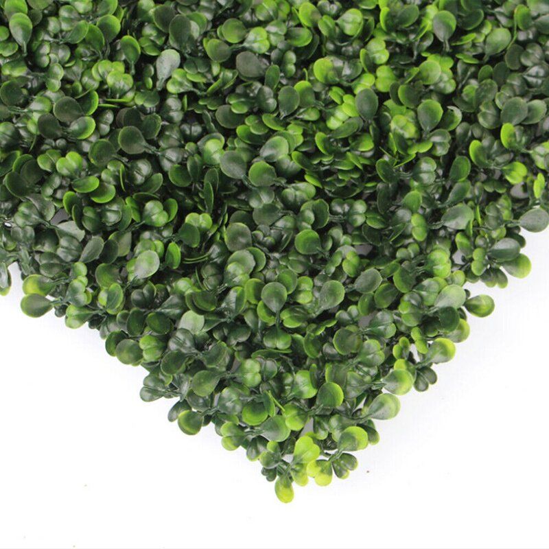 Plant Artificial Mat Green Wall Hedge Grass Set of 48 thumbnail 3