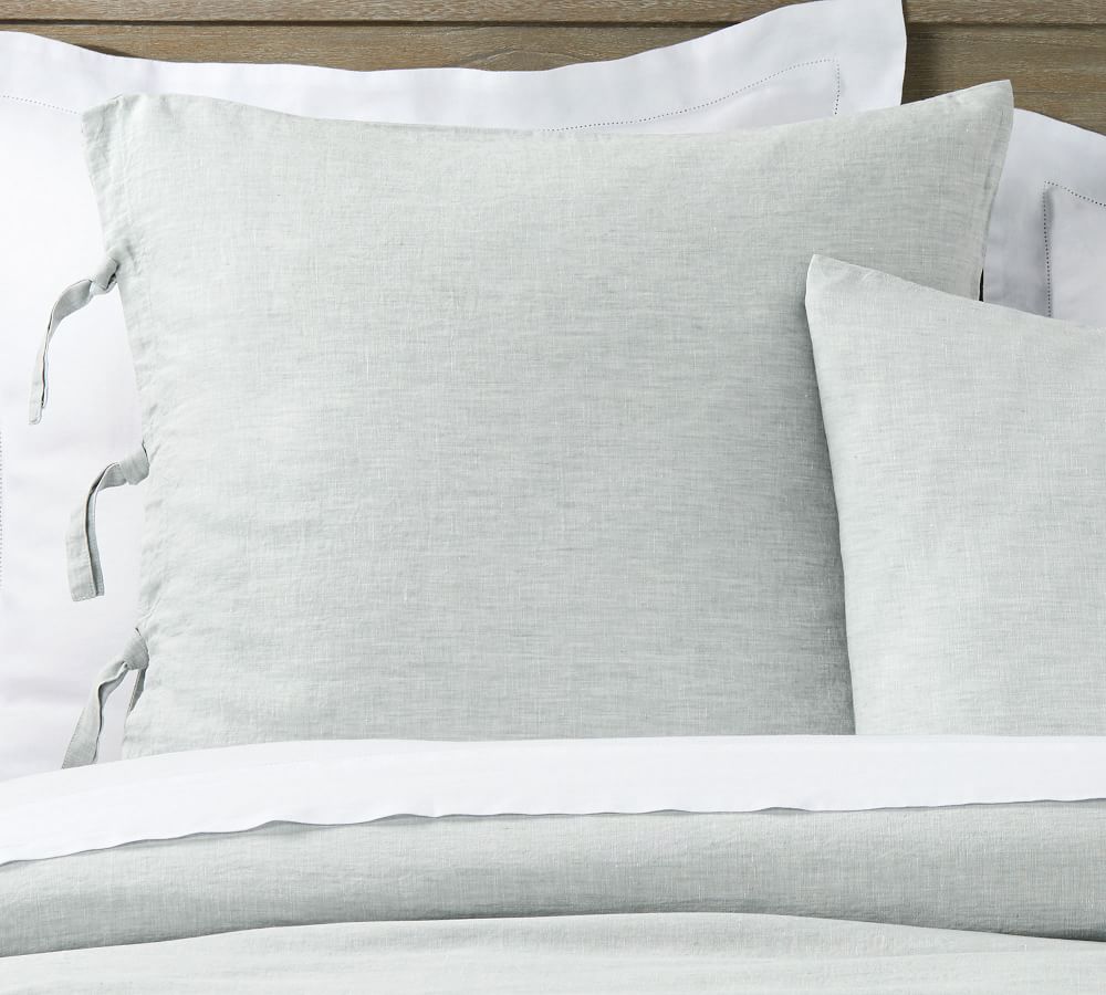 Belgian Flax Linen Duvet Cover With Ties Queen thumbnail 2