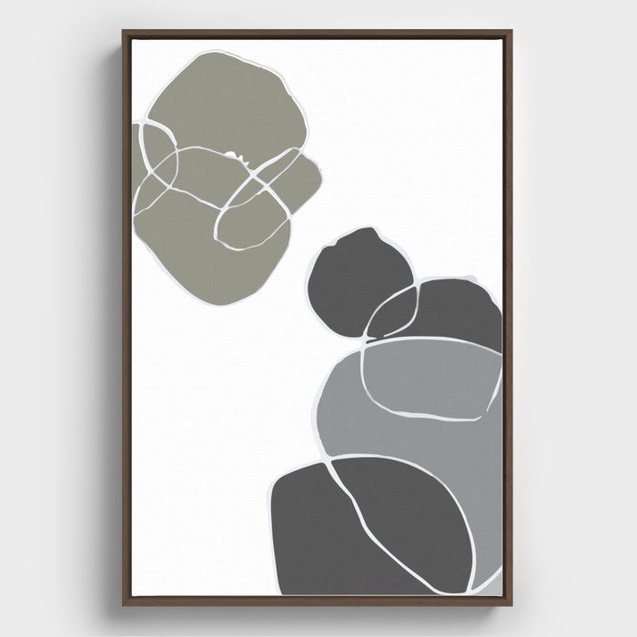 Industrial Decor Abstract Canvas with Frame-24"x36" thumbnail 2