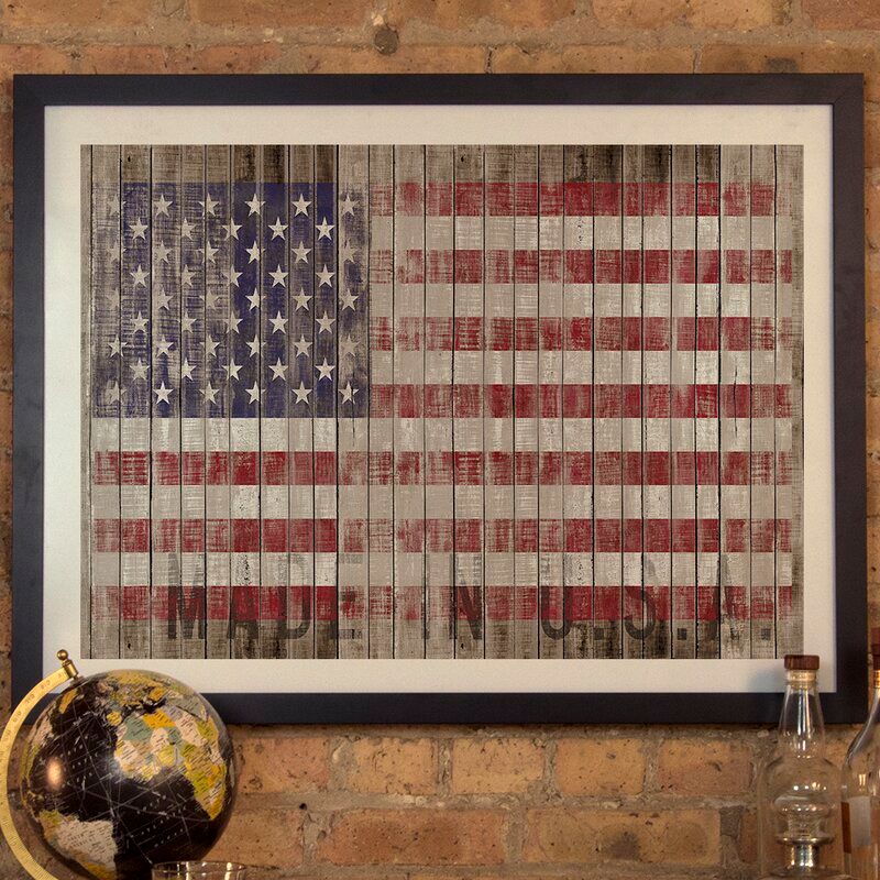 American Flag I by Diego Tirigall With Frame-18"x26" thumbnail 3