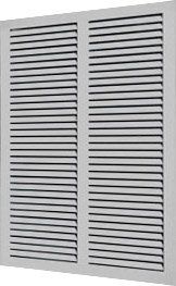 Pine Primed Bermuda Bahama Shutter Single thumbnail 2