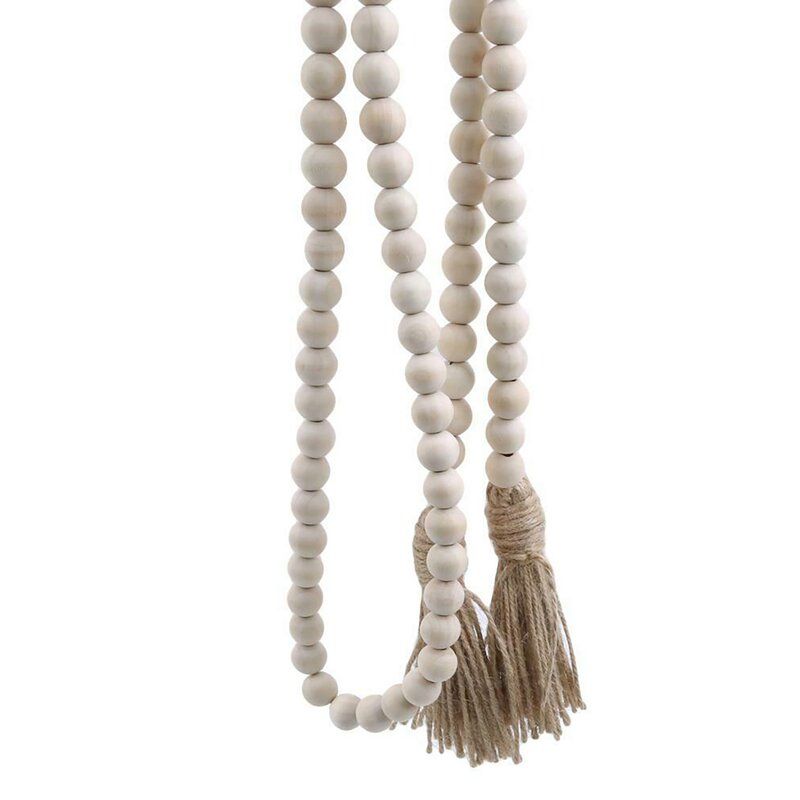 Cinda Rural Wooden Beads Rope Ornament Pendant thumbnail 4