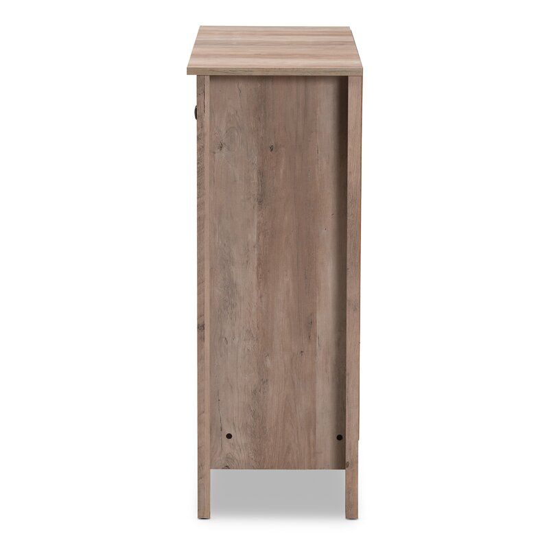 Wood 15 Pair Shoe Storage Cabinet thumbnail 7