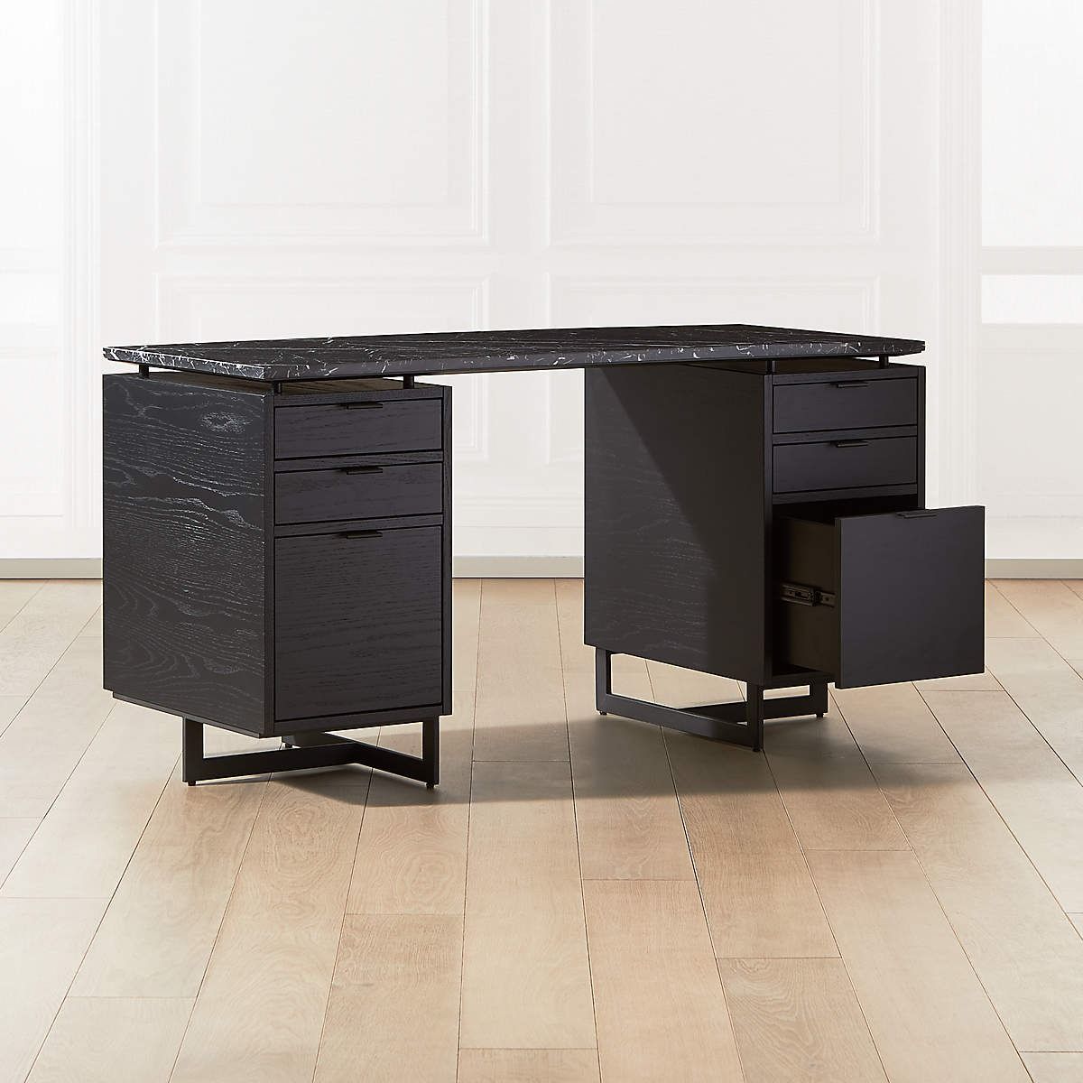 Fullerton Modular Black Desk thumbnail 2