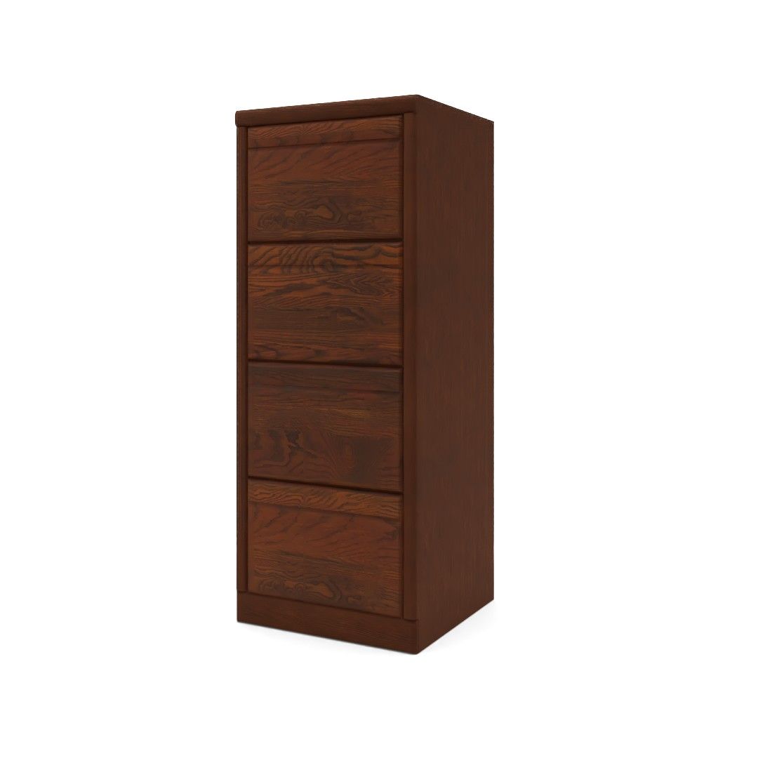 4 -Drawer Solid Wood Vertical Filing Cabinet thumbnail 3