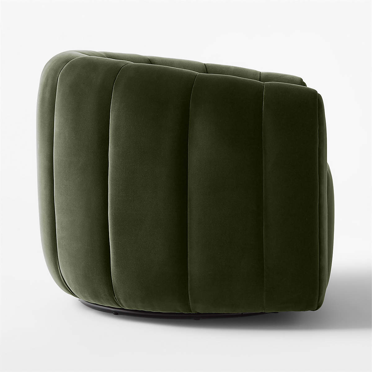 Fitz Green Velvet Swivel Chair thumbnail 5