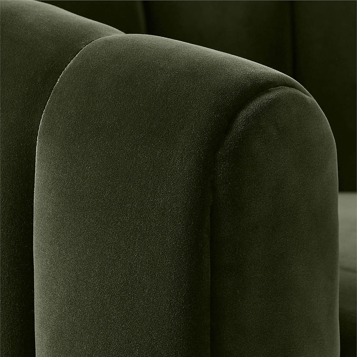 Fitz Green Velvet Swivel Chair thumbnail 7
